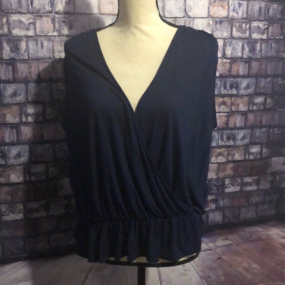 Joie Navy V-Neck Tank Top